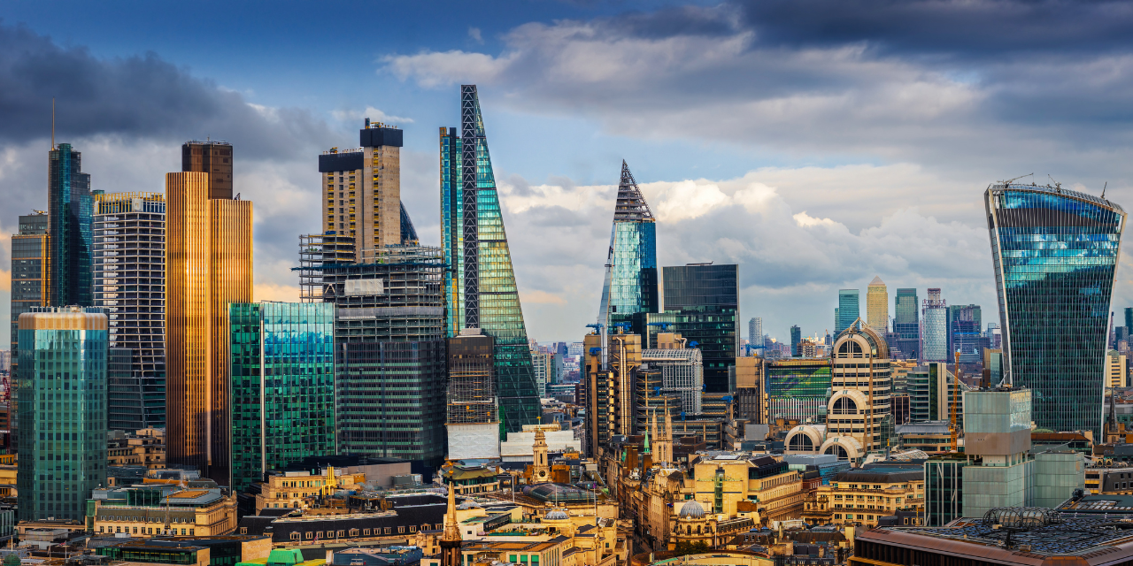 Modern city skyline